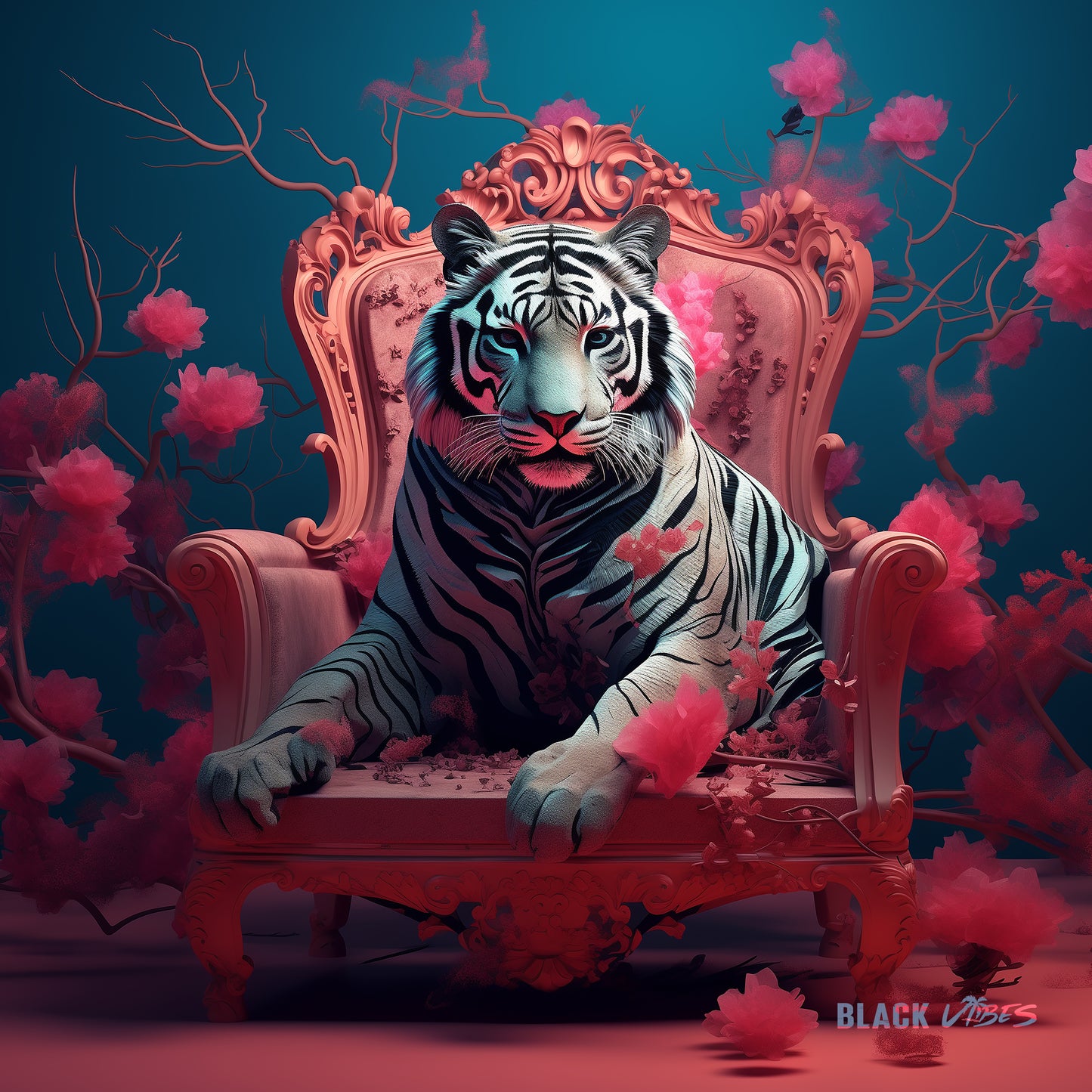Tiger's Throne - Pink