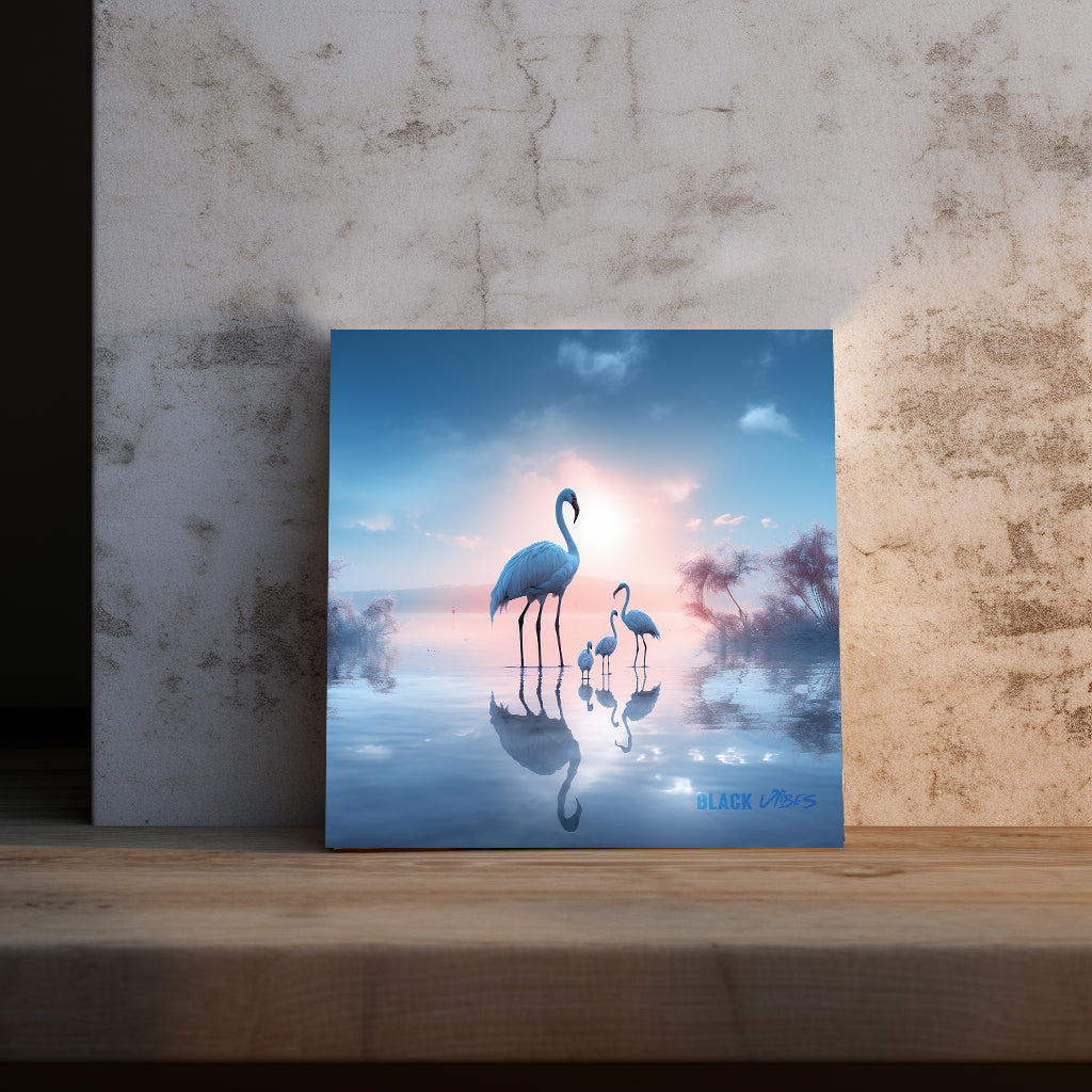Blue Lagoon - Flamingo
