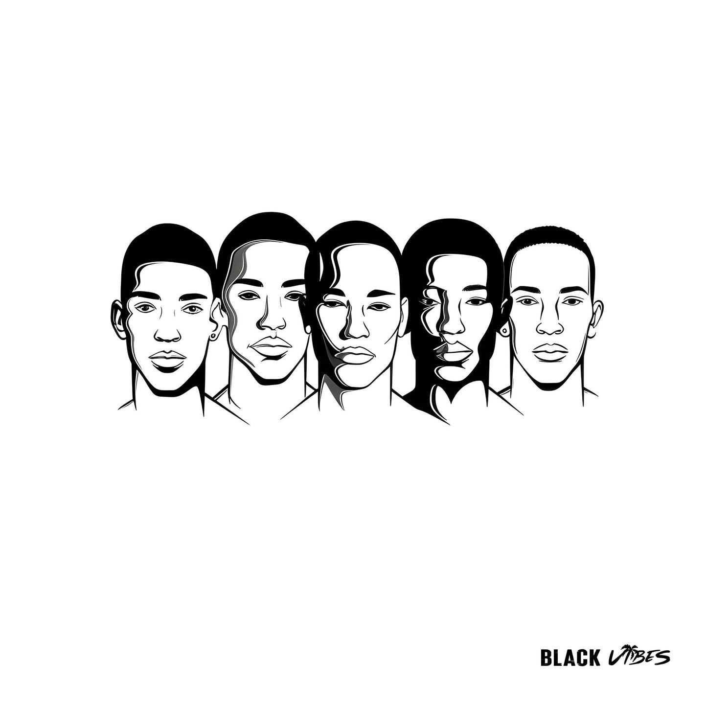 Black Man Moods - Wavy Shadow