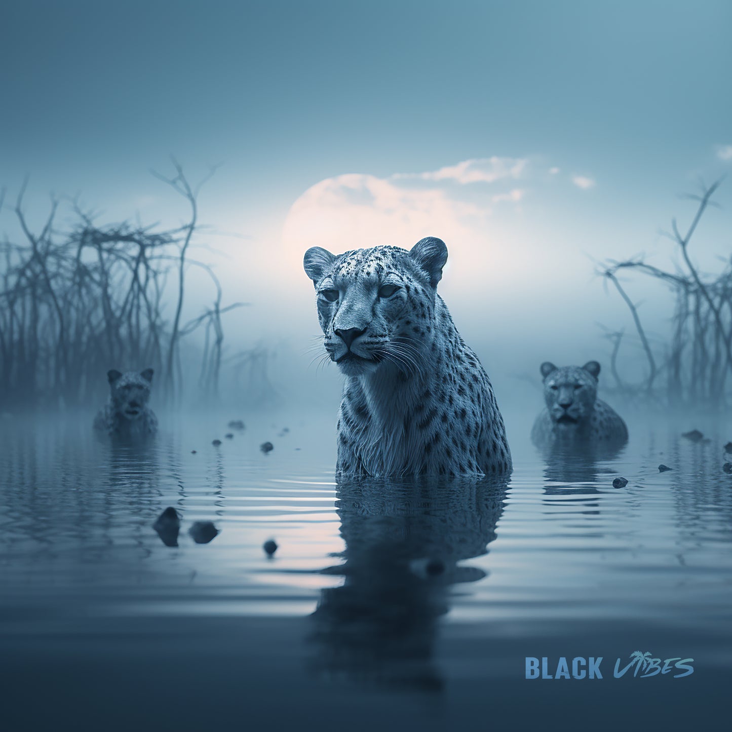 Blue Lagoon - Leopard