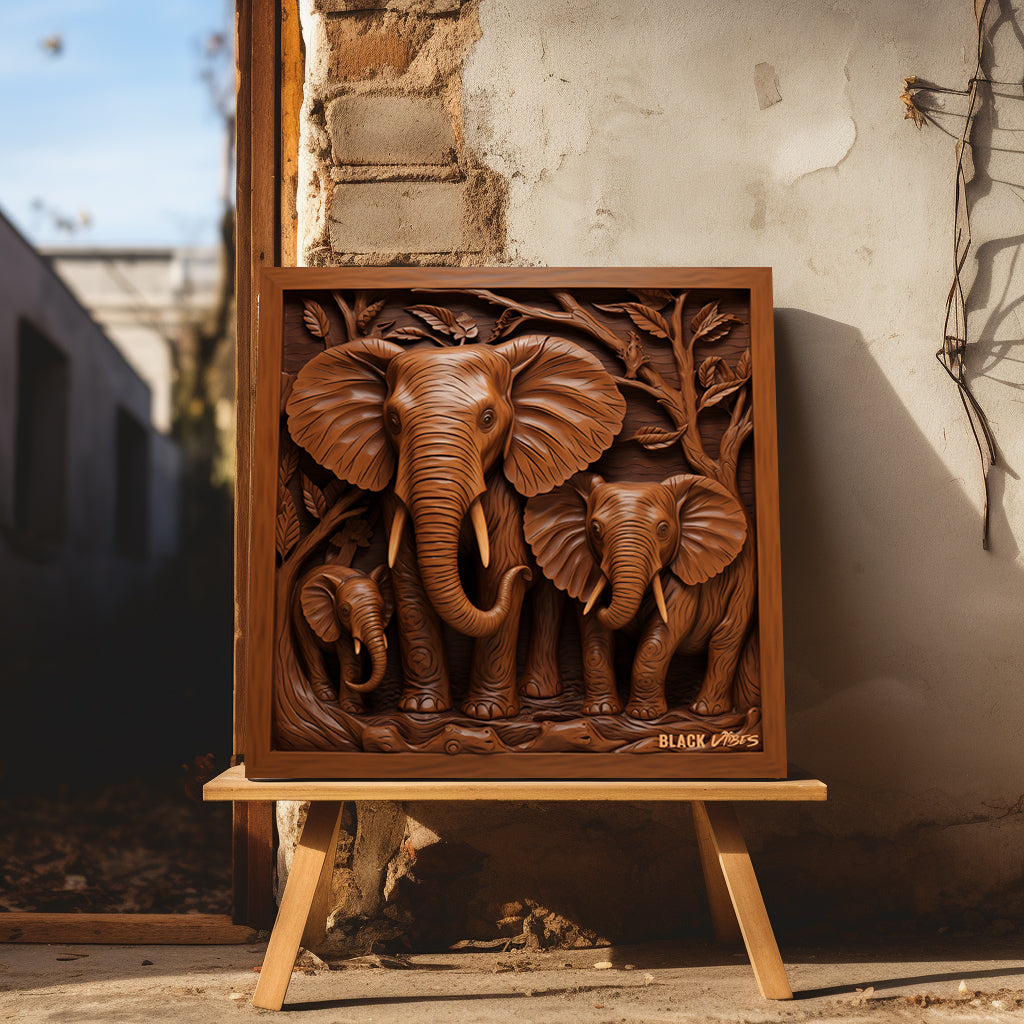 Safari Carvings - Chocolate Elephants