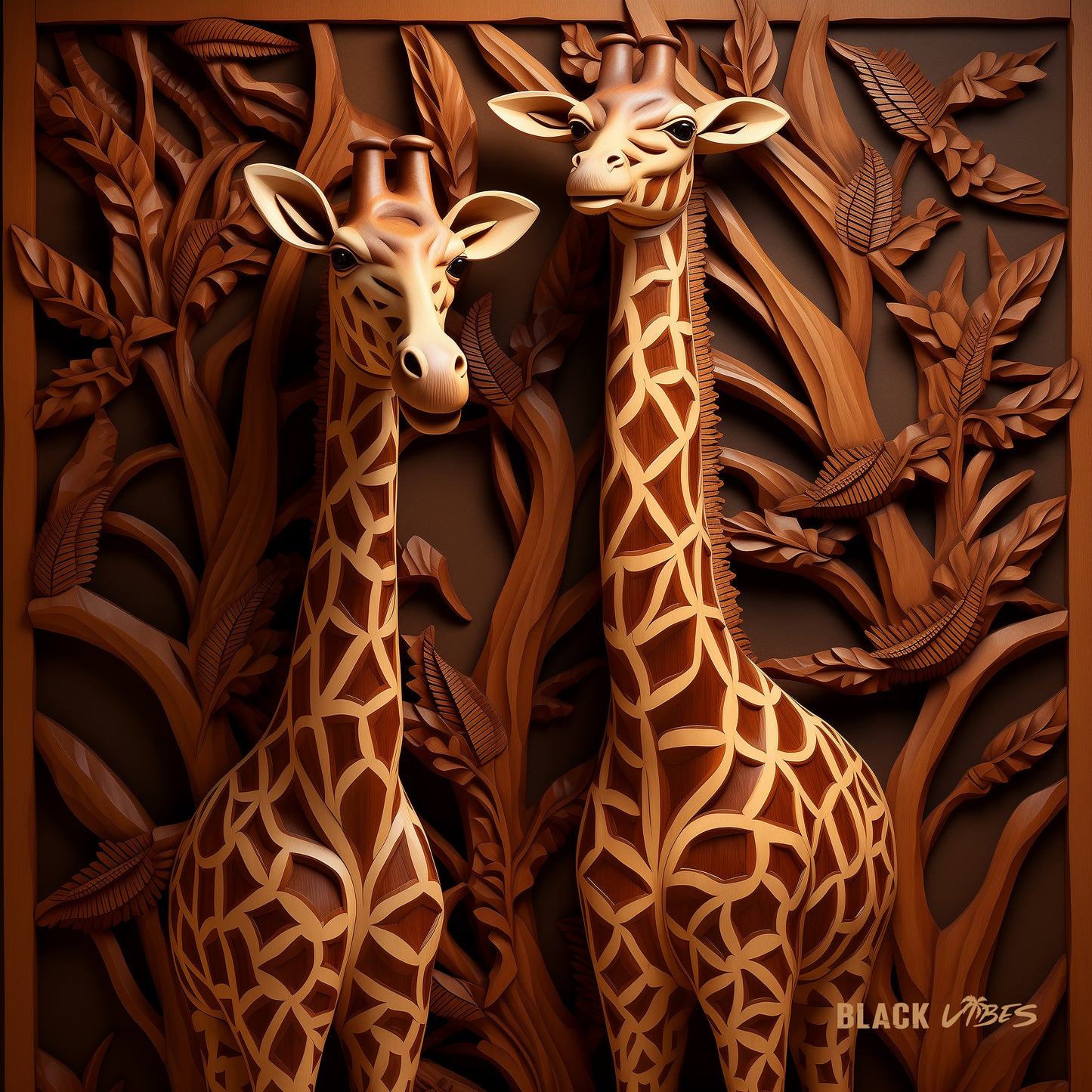 Safari Carvings - Chocolate Giraffes