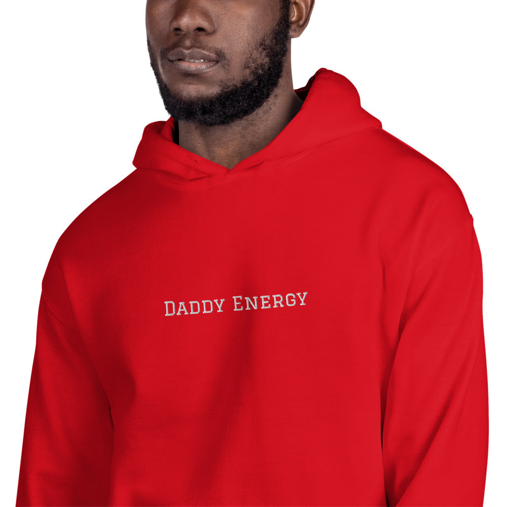 Daddy Energy Embroidered Unisex Hoodie